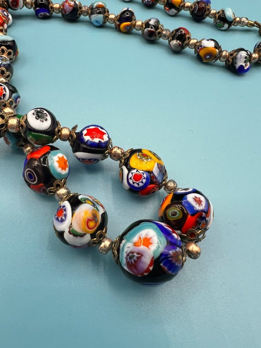 Murano Glass Bead Necklace